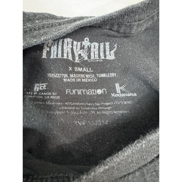 Anime Fairy Tail T-Shirt Black FairyTail Shonen Fantasy Hiro Mashima Size XS - Picture 5 of 6